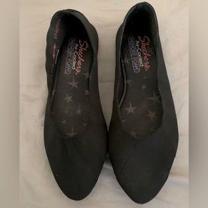 Skechers Black Air-Cooled Memory Foam Women’s Flats